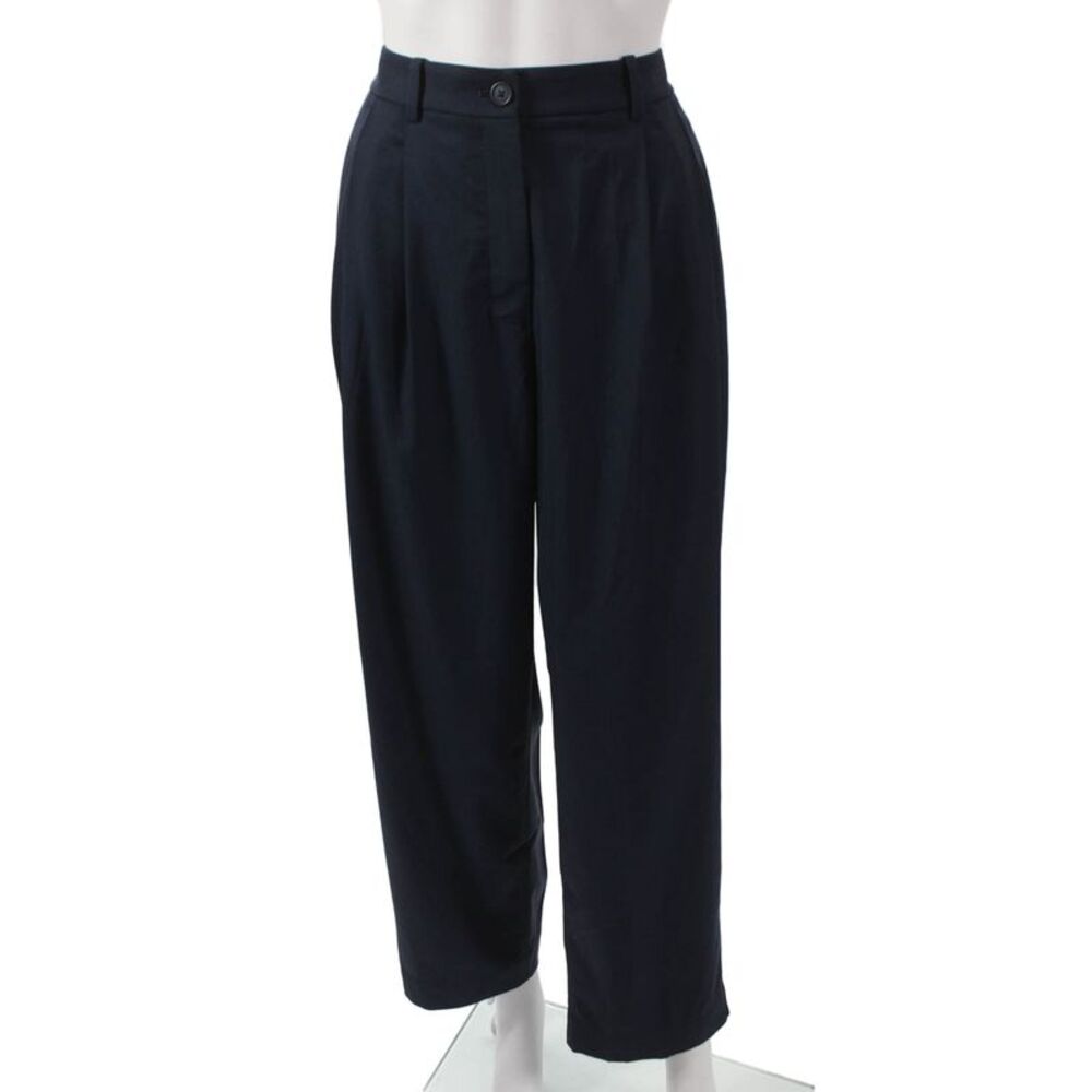 Kit And Ace Unisex Dress Pants Dark Blue Button Closure Size 12
